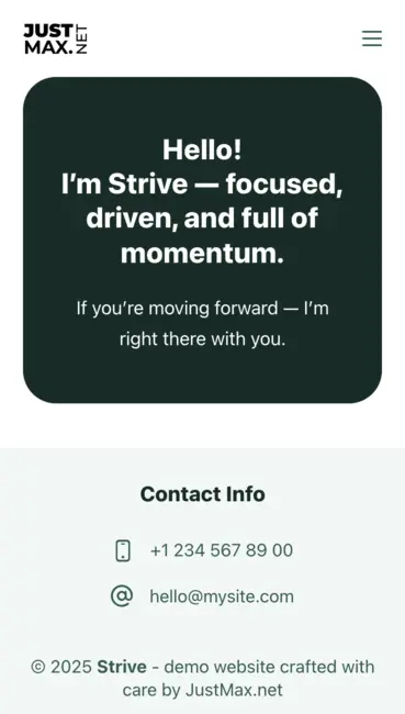 Strive design - Mobile